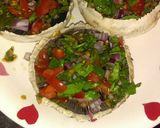 A picture of step 4 of Stuffed Mushrooms.