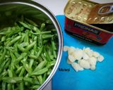Foto langkah ke 1 dari resep Buncis tumis kornet #BantuMantenBaru 💏💖💍.