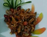 Foto langkah ke 1 dari resep Kering teri tempe kacang + nasi uduk (aop1_teri).