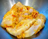 A picture of step 1 of Chả Cá Lã Laa-Laa.