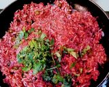 A picture of step 2 of Beetroot, Green Peas Pulao.