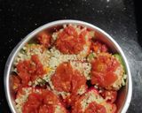 A picture of step 3 of Italian Style Stuffed Peppers.