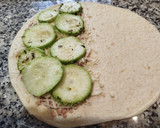 Foto del paso 10 de la receta: Piadina de calabacín con atún y queso