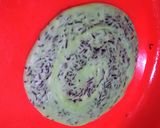 Foto langkah ke 17 dari resep Roti Maryam / Kue Canai/ Kue Phrata Pandan Berserat dan Pandan Isi Coklat.