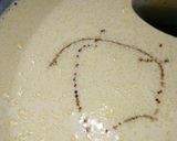 A picture of step 3 of Hidden heart cake (baked in pateela oven).