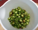 A picture of step 3 of Lee's Pickled Jalapeno Nacho Rings.