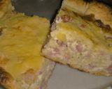 Foto del paso 4 de la receta: Quiche de mozzarella, jamón y lacón