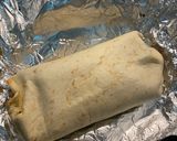 A picture of step 3 of Kale and Quinoa Chicken Burrito in Air Fryer.