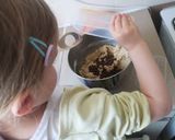 A picture of step 3 of Salted Caramel Choc Chip Cookies.