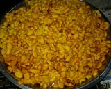 A picture of step 4 of Bundi ki kadhi.
