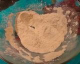 A picture of step 1 of Shrewsbury biscuits.