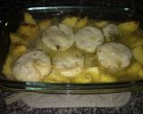 Foto del paso 6 de la receta: Medallones de merluza al horno con patatas
