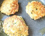 Une image de l'étape 3 de Galettes de quinoa, courgettes et parmesan.