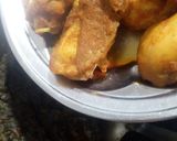 A picture of step 4 of Palak Chicken.