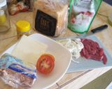 Foto langkah ke 1 dari resep Subway-inspired Sandwich.