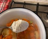 Tárkonyos zöldbableves recept fázis 2 fotója