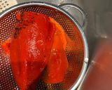A picture of step 2 of Romesco sauce - Mediterranean roasted red pepper sauce.