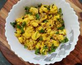 A picture of step 6 of Sauteed creamy paneer.