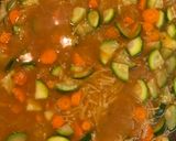 Foto del paso 3 de la receta: Fideos con calabacín, zanahoria y garbanzos