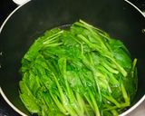 Hình bước làm 2 của món Cải bó xôi xào nấm🥬