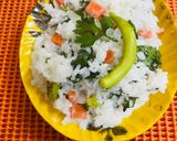 A picture of step 8 of Curd Rice.