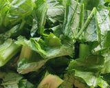 A picture of step 1 of Rayo Saag Ki Sabji.