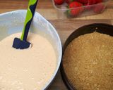 Foto langkah ke 4 dari resep Cheese Cake Strawberry Mascarpone.