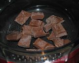 A picture of step 2 of Tasty chocolate rice krispies.