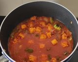 A picture of step 3 of Chilli paneer.