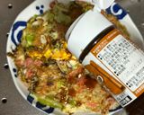 A picture of step 6 of Japanese Squid Okonomiyaki Pancake.