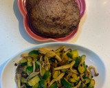 上班族簡易餐食（漢堡+蔬果）的食譜步驟3照片