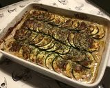 Une image de l'étape 9 de Gratin de courgettes au fromage frais,bouillon de chevreau et parmesan.