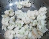 A picture of step 1 of Kurkuri cauliflower fritters.