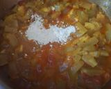 A picture of step 3 of Galku nu shaak(seasonal veggies).