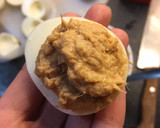 Foto del paso 4 de la receta: Huevos rellenos con atún 🥚 🐟