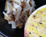 Gambar langkah 6 resipi Puding Roti Kurma Dan Oat.