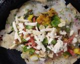A picture of step 7 of Masala Rava Dosa.