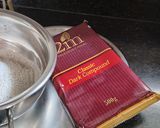 A picture of step 2 of Millet Dark Chocolate Pancakes.