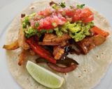 A picture of step 6 of Chicken fajitas.