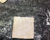 A picture of step 1 of Easter bunny cinnamon rolls.