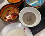 A picture of step 2 of Steamed Bird's Nest with Red Dates, Goji Berries, Dried Longan, Cordyceps, and Chia Seeds.