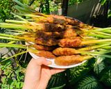 Hình bước làm 5 của món Bún mắm nem nướng