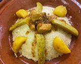 A picture of step 7 of Couscous with Vegetables and Chicken (Modern Method).