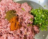 A picture of step 4 of Chullu kebabs.