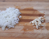 Foto del paso 2 de la receta: Risotto de guisantes con sabor a Asturias