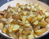 A picture of step 2 of Basic Fried Potatoes.