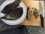 Berenjena rellena al horno