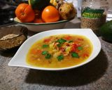 Foto del paso 10 de la receta Sopa de granos de avena con beicon 🥓