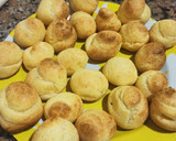 Foto del paso 4 de la receta: Masa bomba con relleno de crema