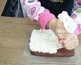A picture of step 5 of Chocolate Tres Leches Cake.